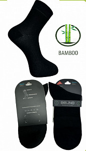 Черные мужские носки из бамбука BELINO