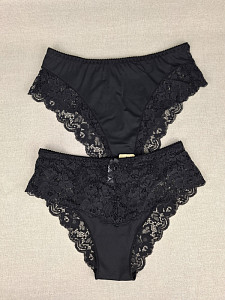 Трусы женские слипы с кружевом (большие размеры) ALINA 