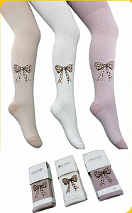 Колготки с рисунком для девочки  BELINO